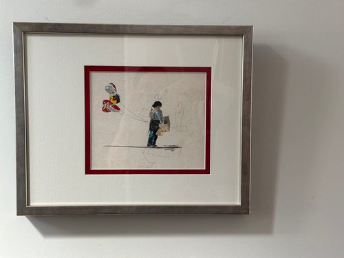 "Balloon Boy" — Thanksgiving Parade, Saunders, 1983 Original Art
