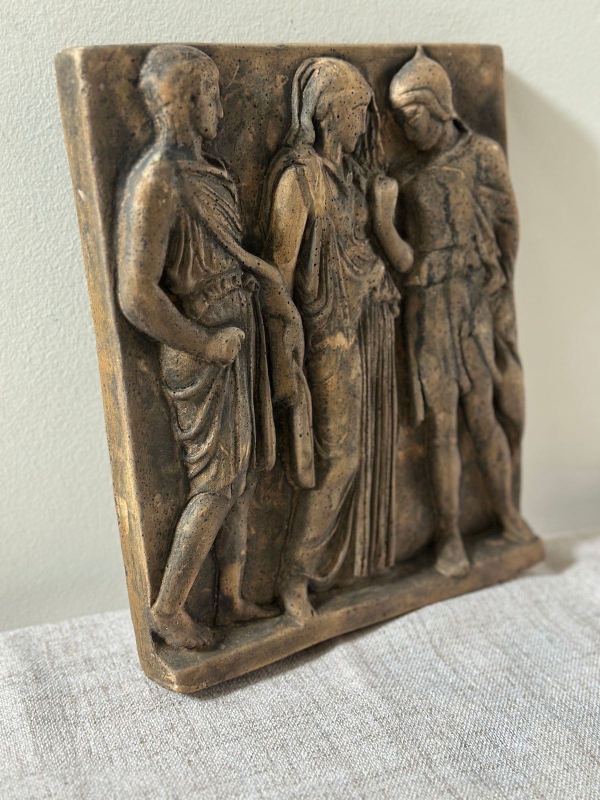 Classical Relief Plaque, Orpheus and Eurydice