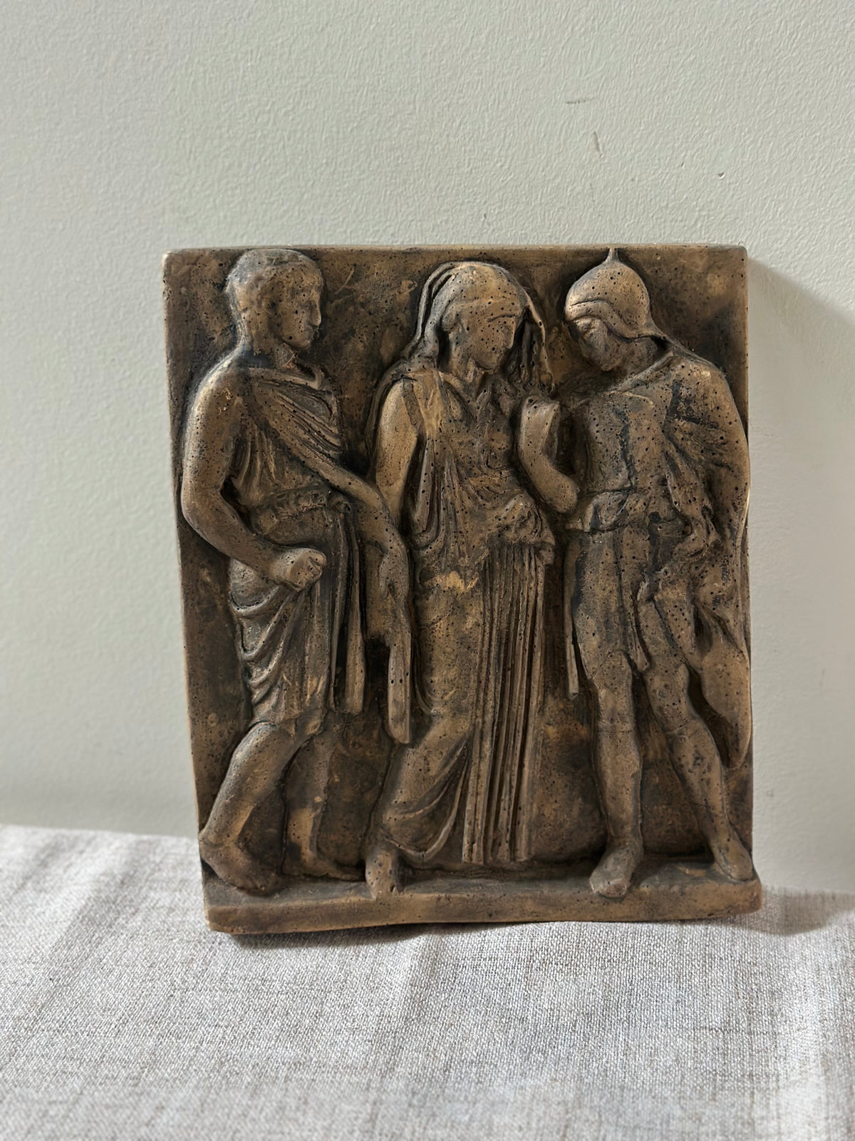 Classical Relief Plaque, Orpheus and Eurydice