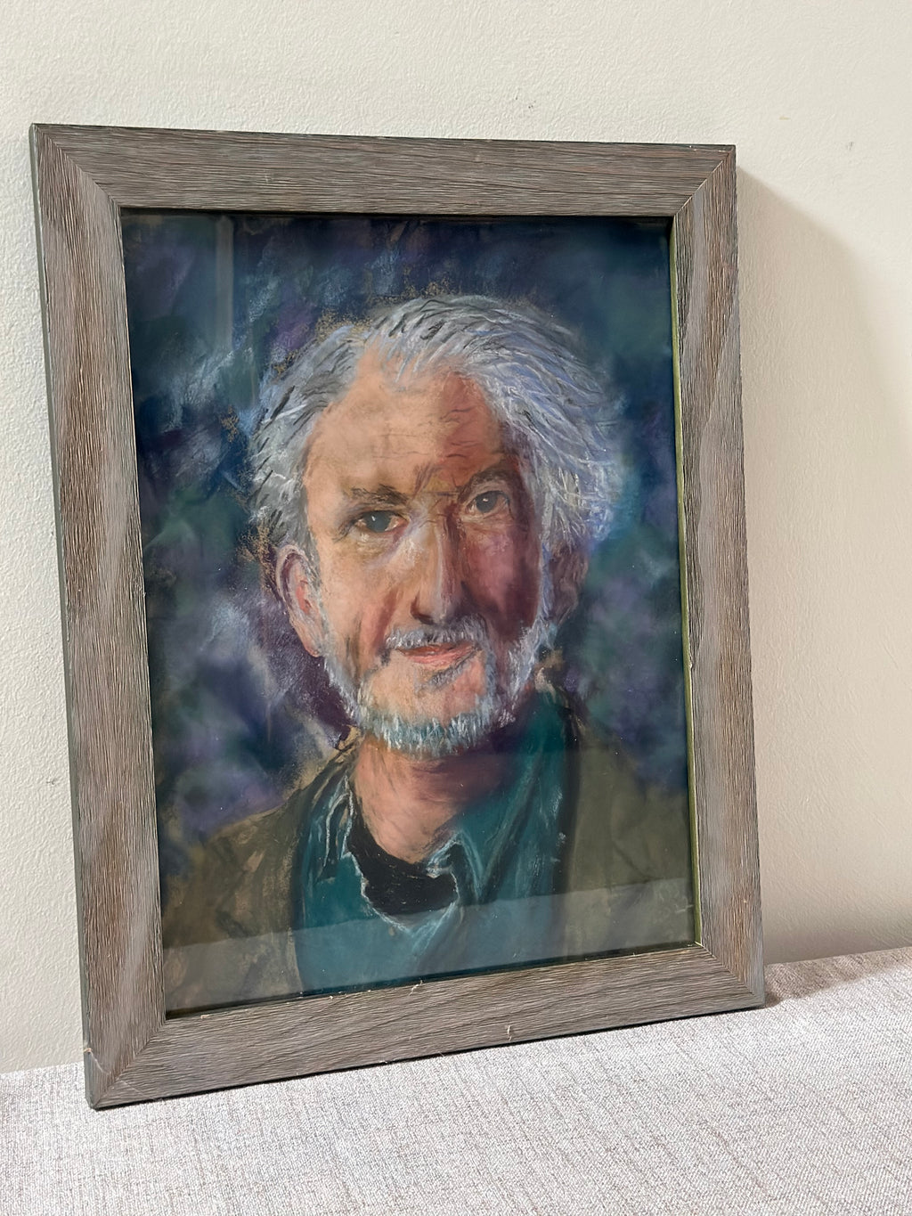 Portrait of Mark, Pastel Painting by Kathy Davis