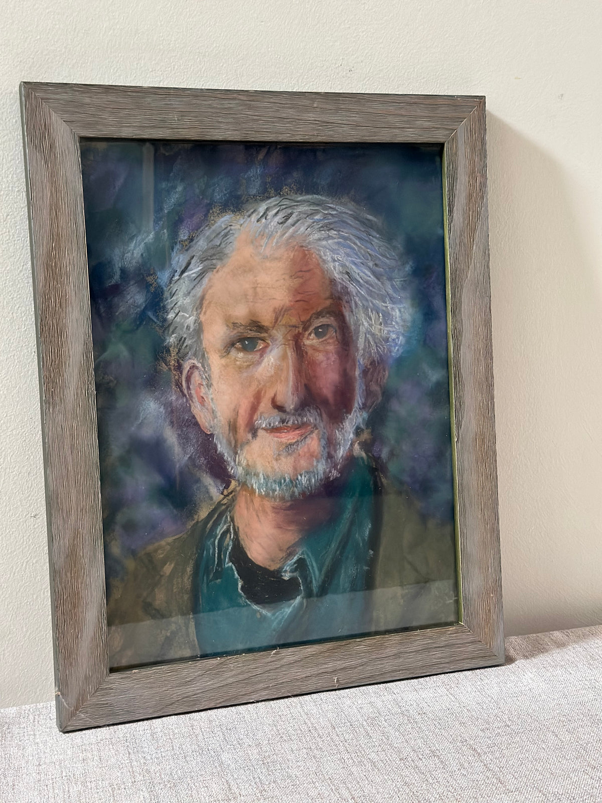 Portrait of Mark, Pastel Painting by Kathy Davis