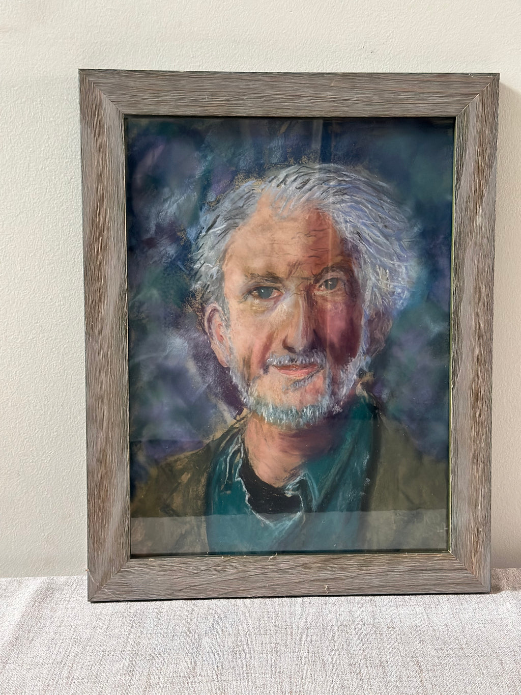 Portrait of Mark, Pastel Painting by Kathy Davis
