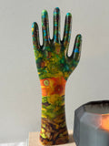 Hand Painted Vintage Glove Mold