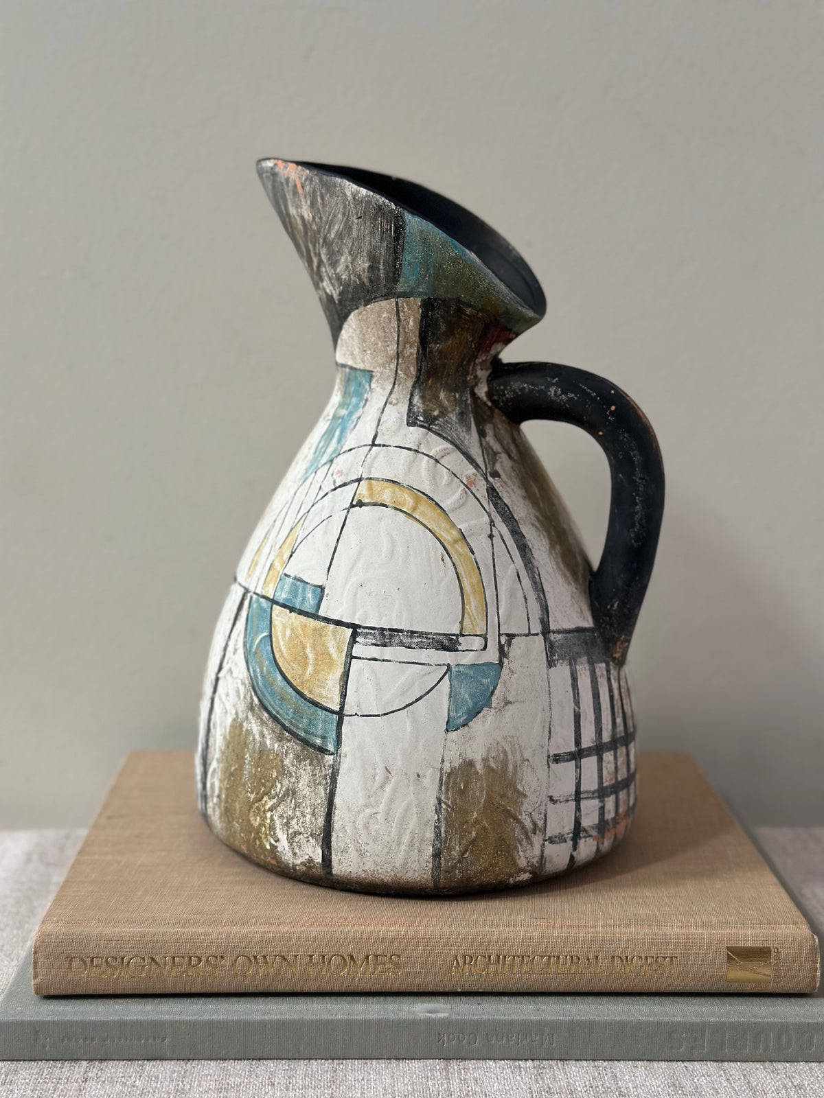 Hand Painted Ceramic Pitcher
