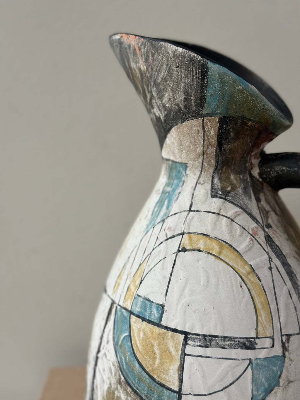 Hand Painted Ceramic Pitcher