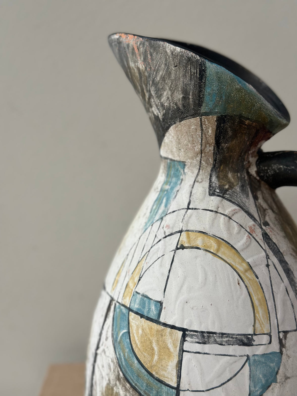 Hand Painted Ceramic Pitcher