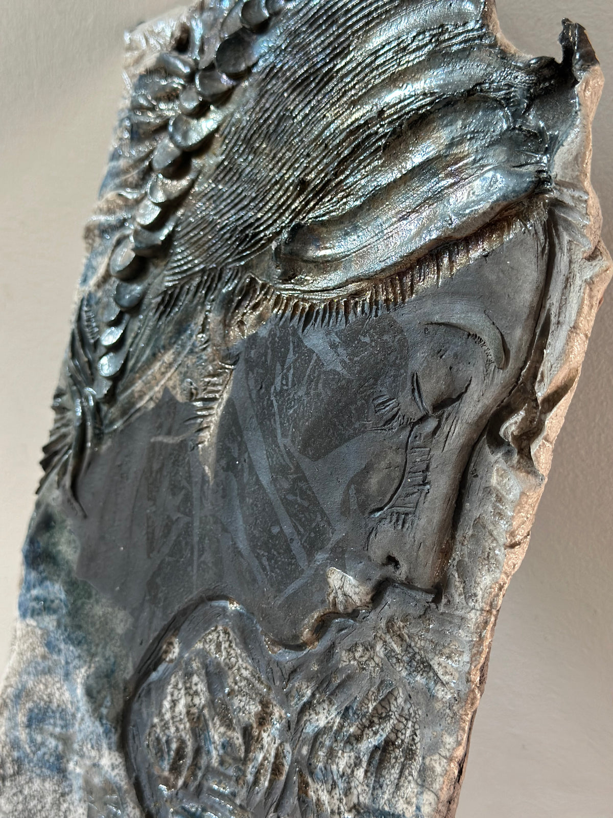 Studio Pottery Female Relief Plaque