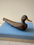 Hand Carved Wooden Duck Decoy