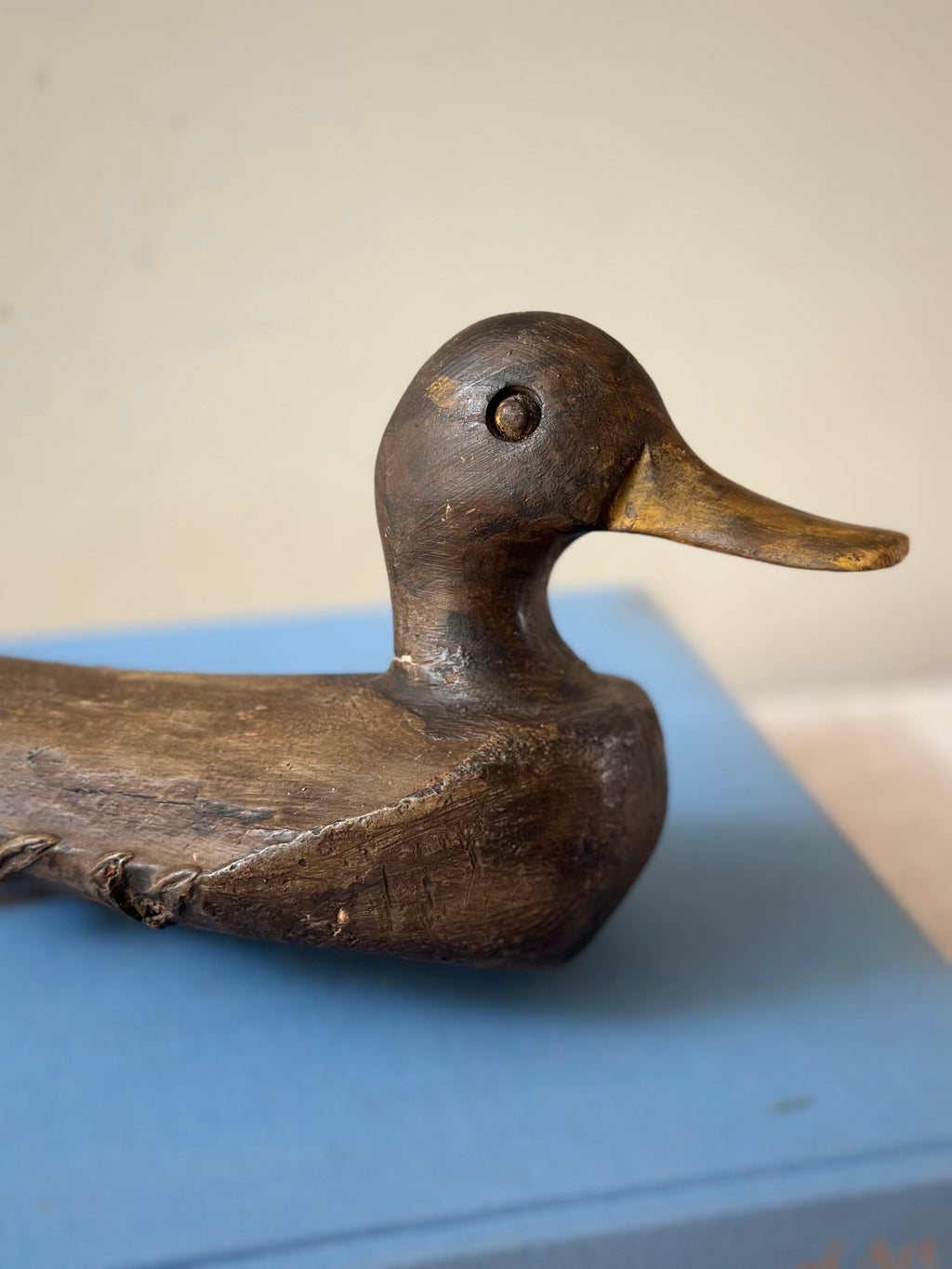 Hand Carved Wooden Duck Decoy
