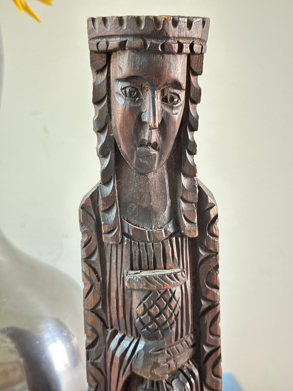 Hand Carved Figural Statue
