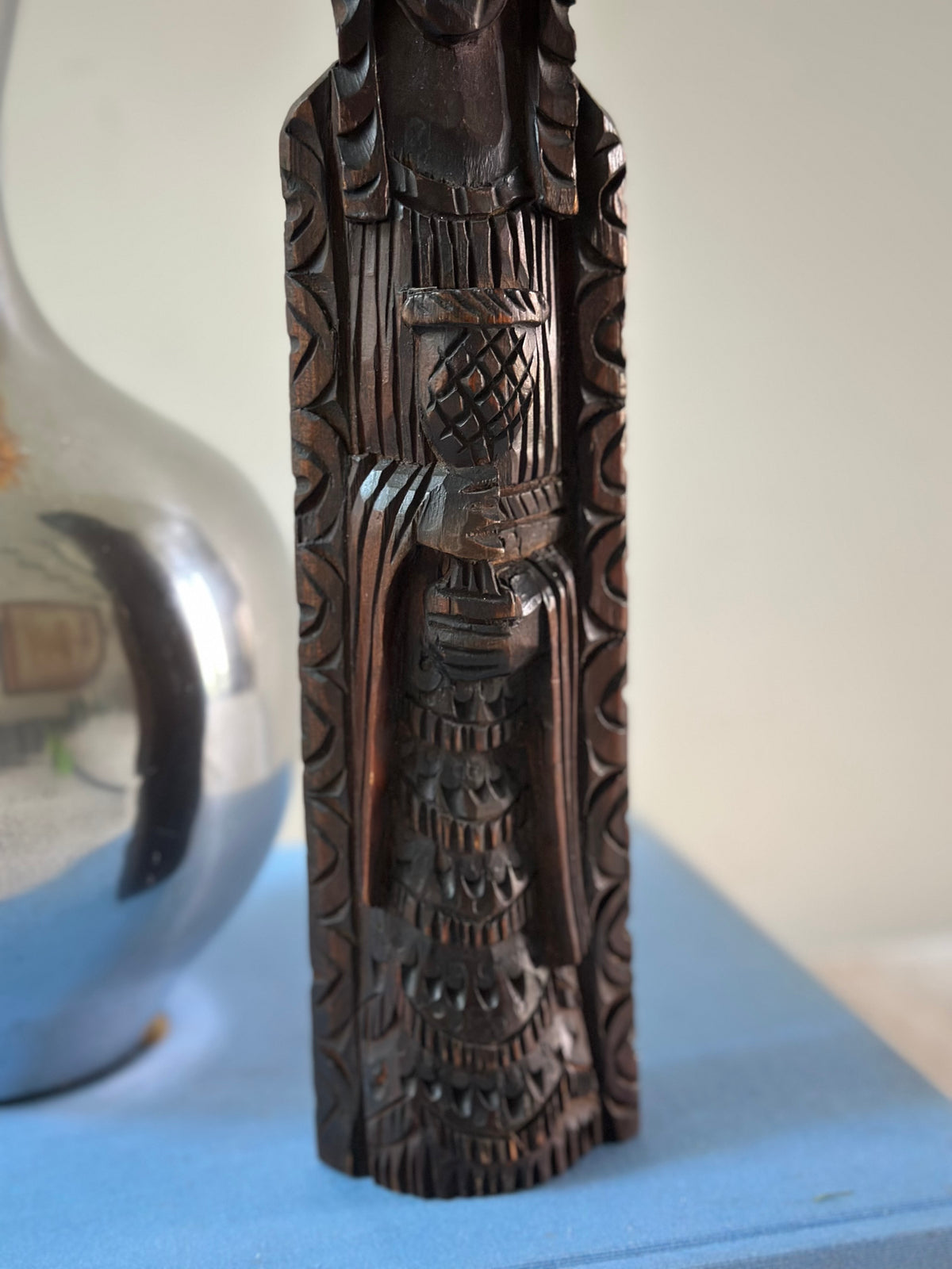 Hand Carved Figural Statue