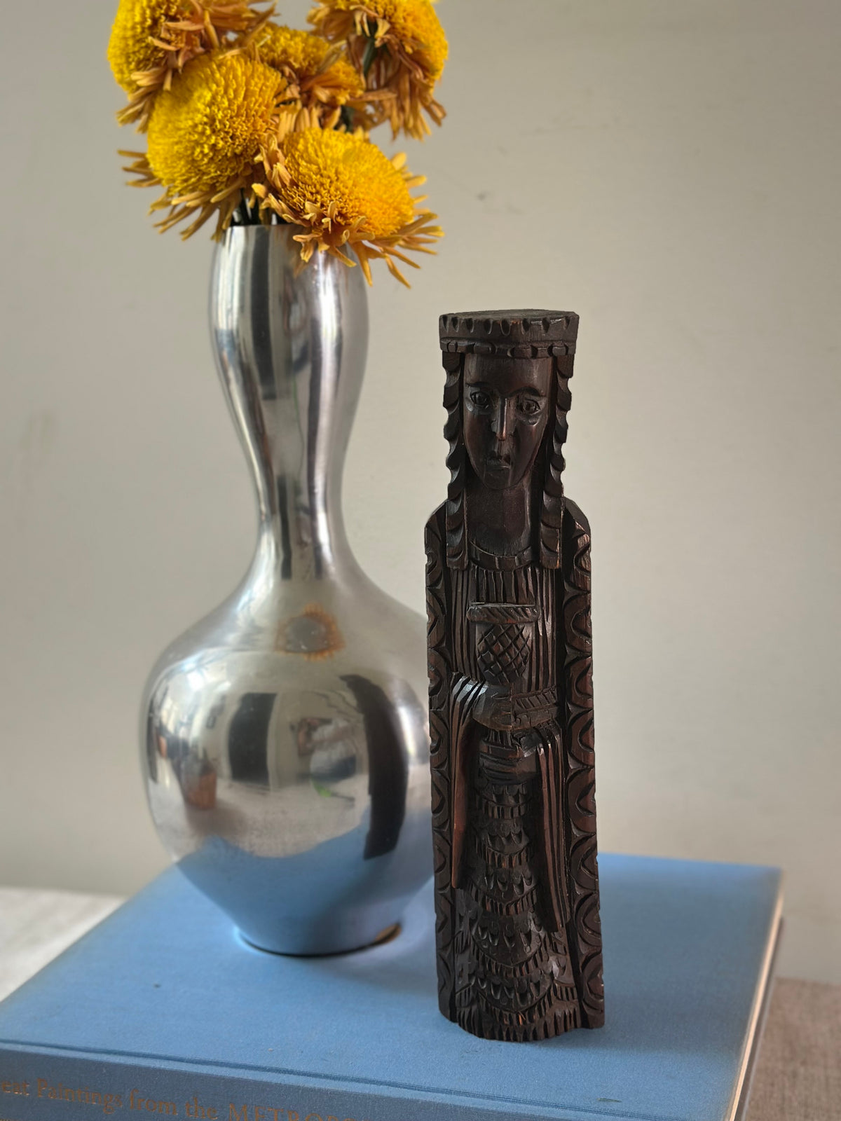 Hand Carved Figural Statue