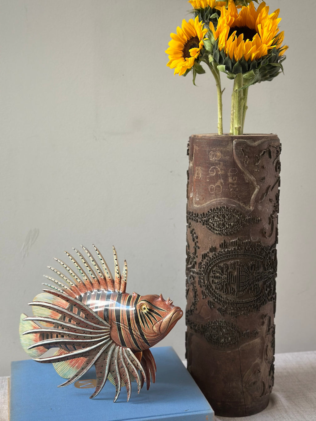 Antique Textile Roller