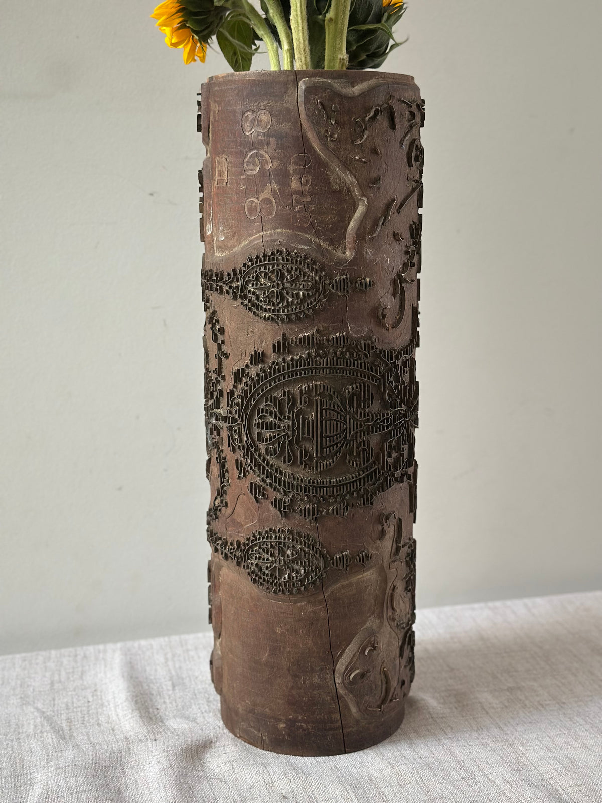 Antique Textile Roller