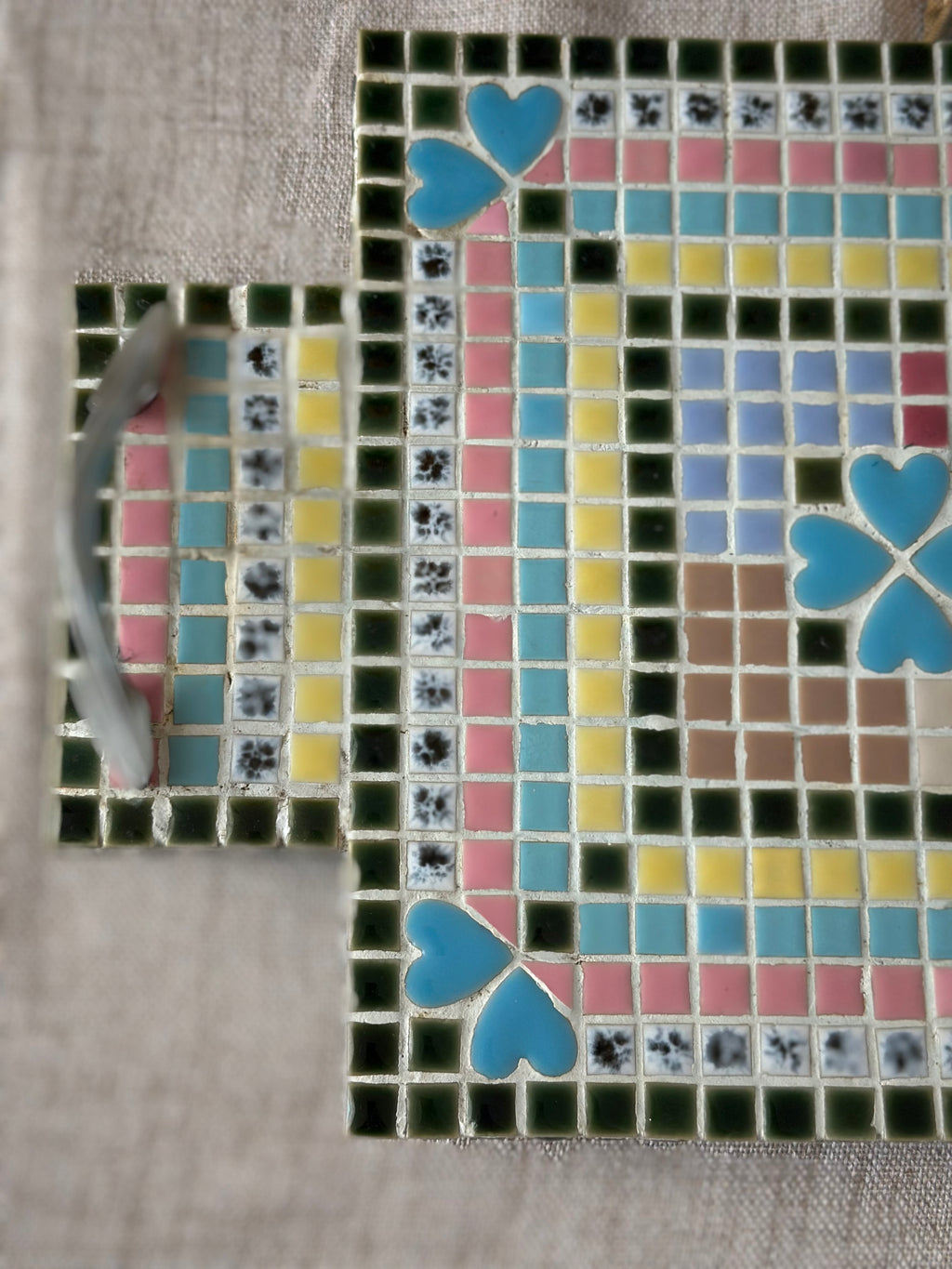 Mid Century Tile Tray