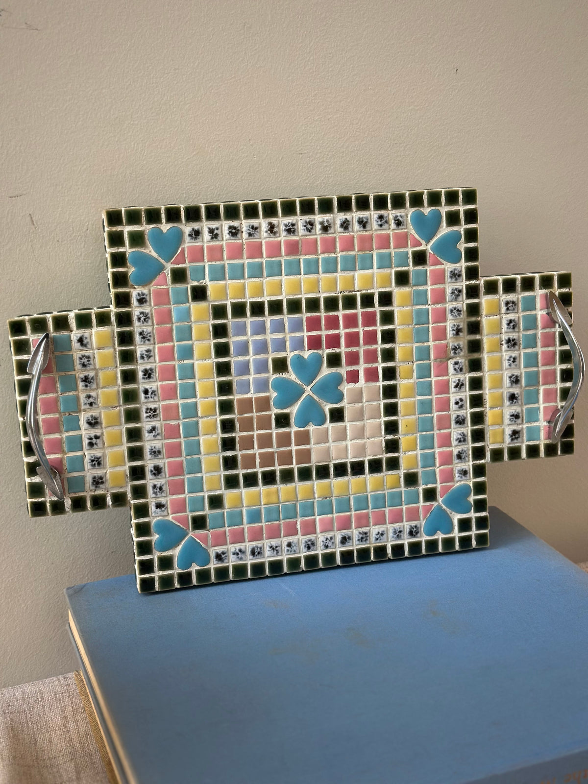 Mid Century Tile Tray