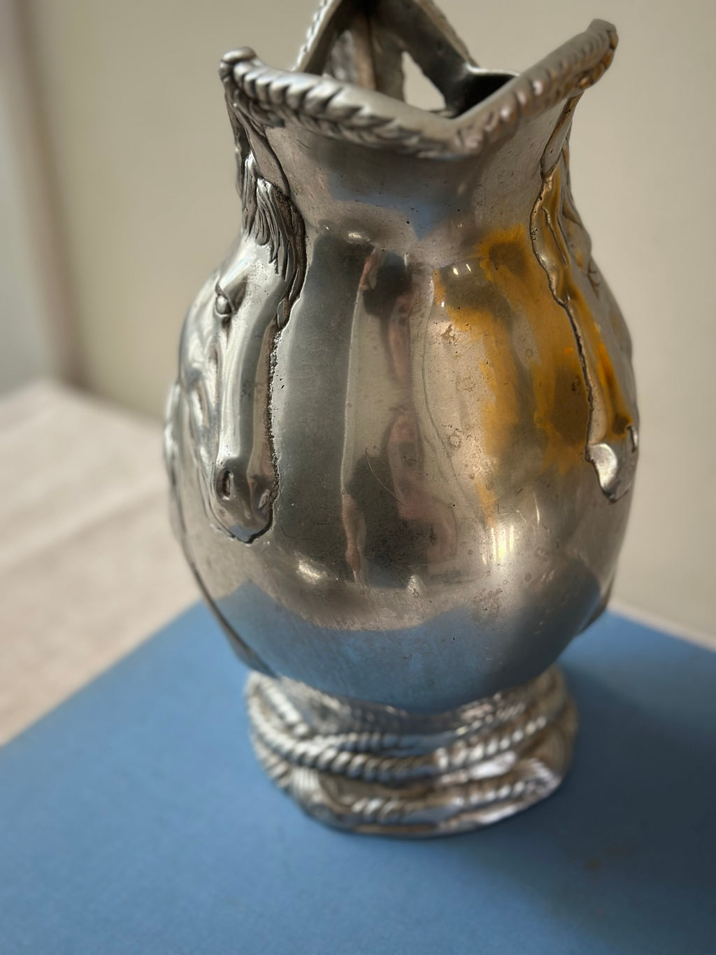 Vintage Arthur Court Horse & Rope Pitcher