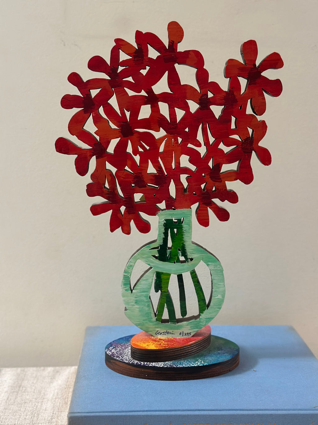 Gerstein Painted Carved Wood Sculpture