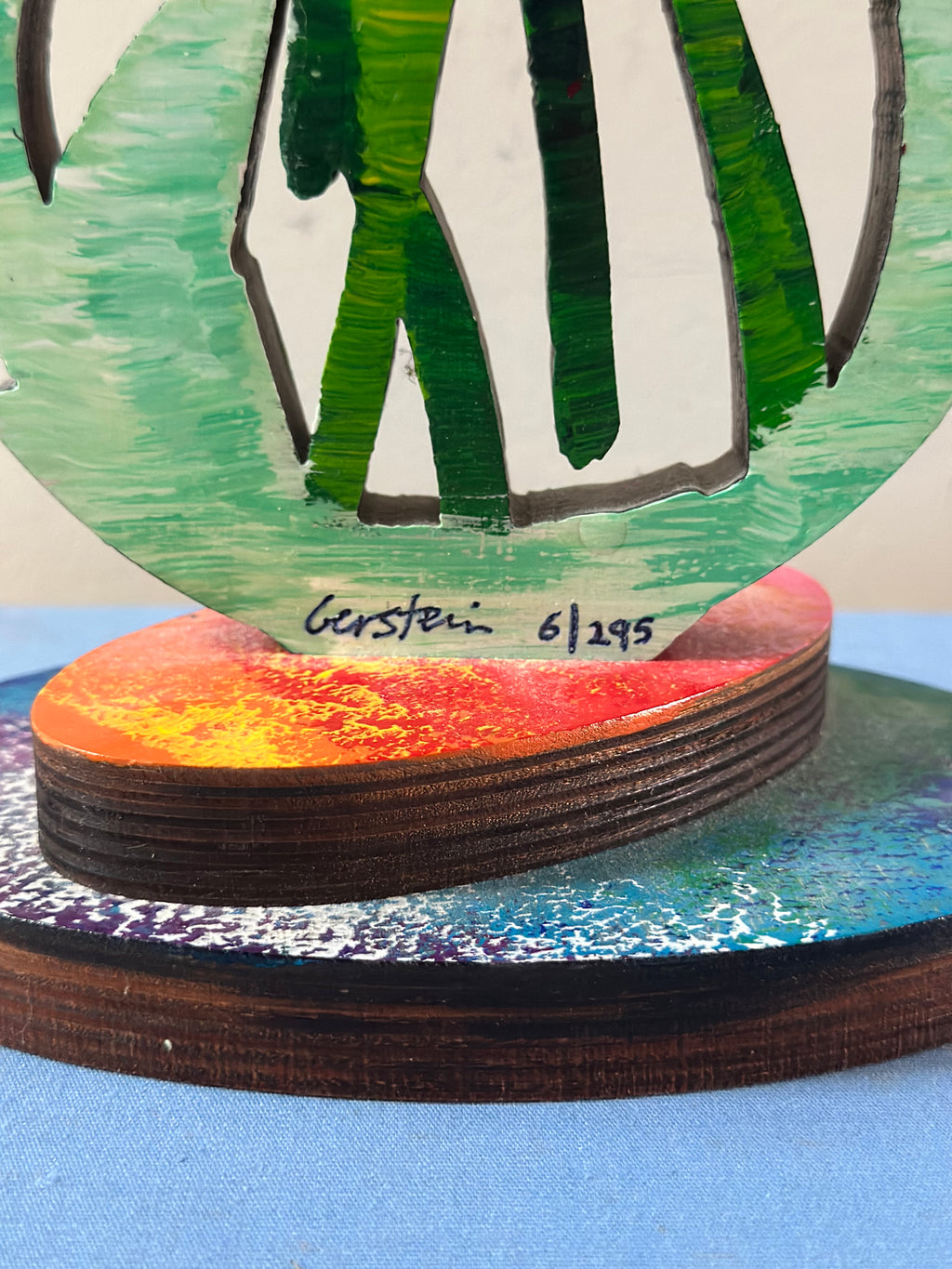 Gerstein Painted Carved Wood Sculpture