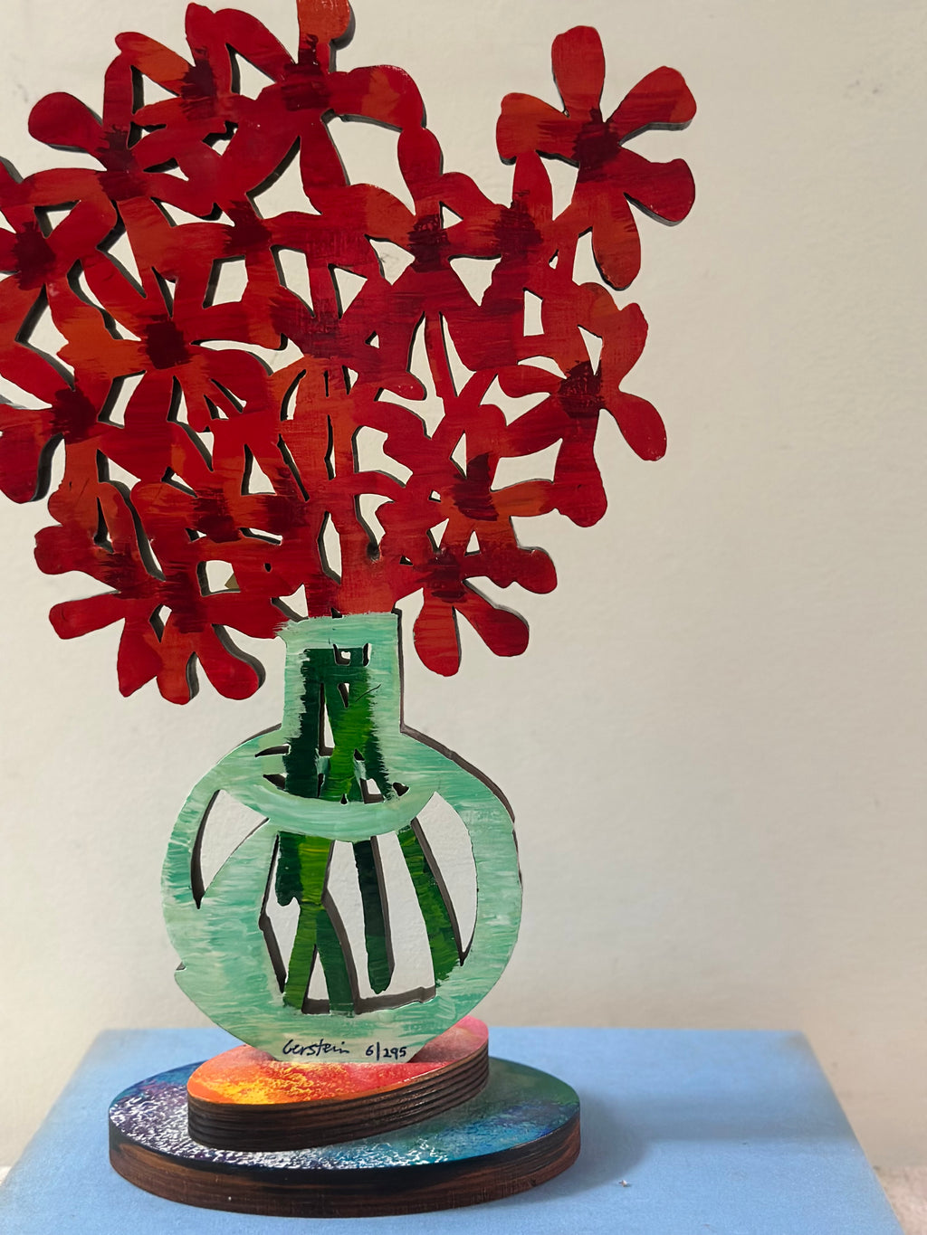 Gerstein Painted Carved Wood Sculpture