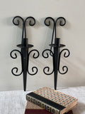 Pair of Wright Iron Wall Sconces