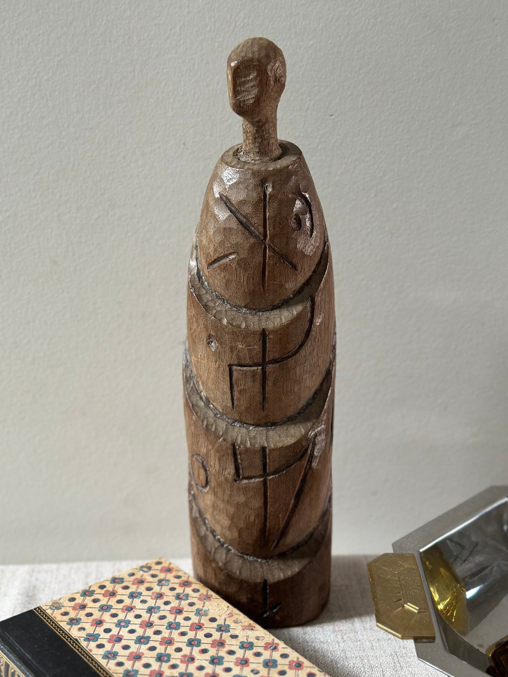 Hand Carved Wooden Figure