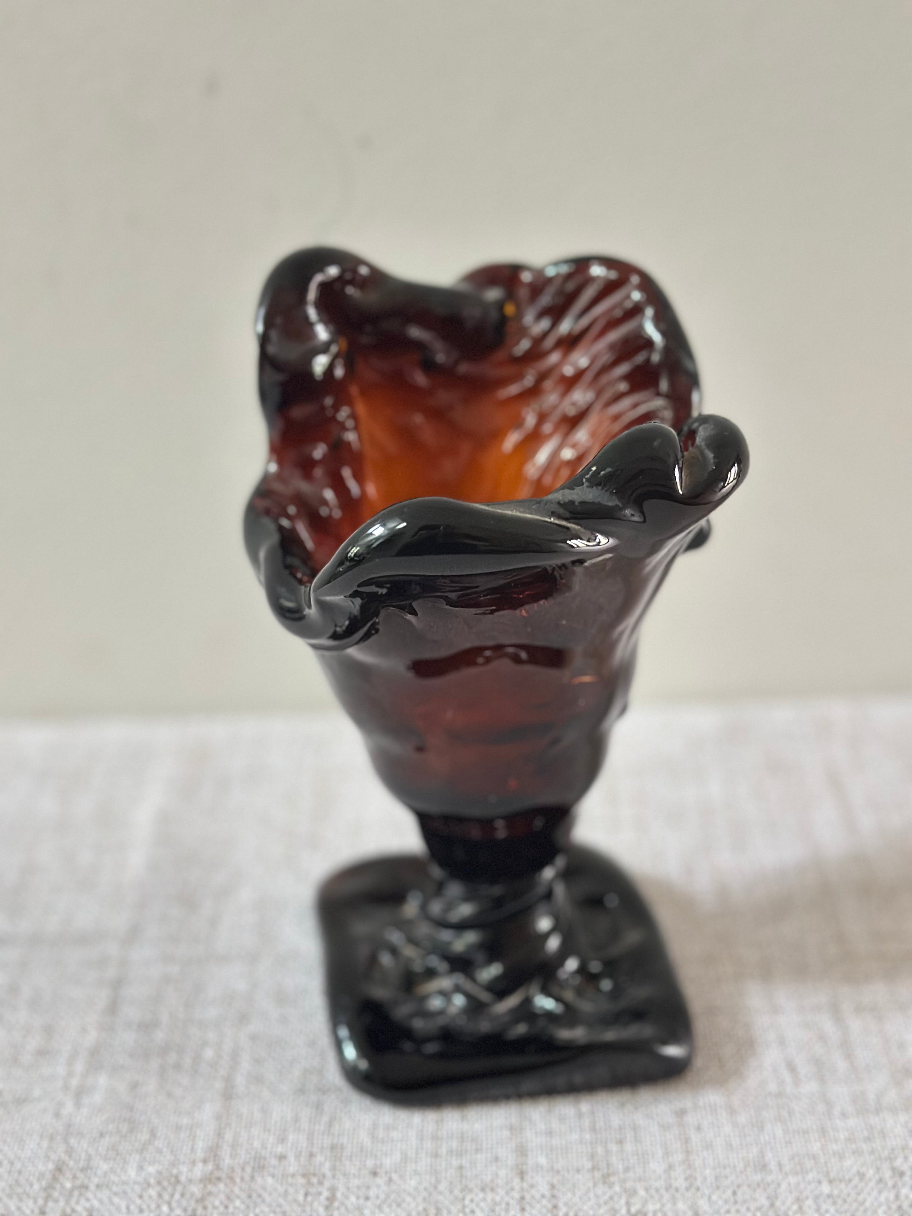 MCM Hand Blown Art Glass Vase