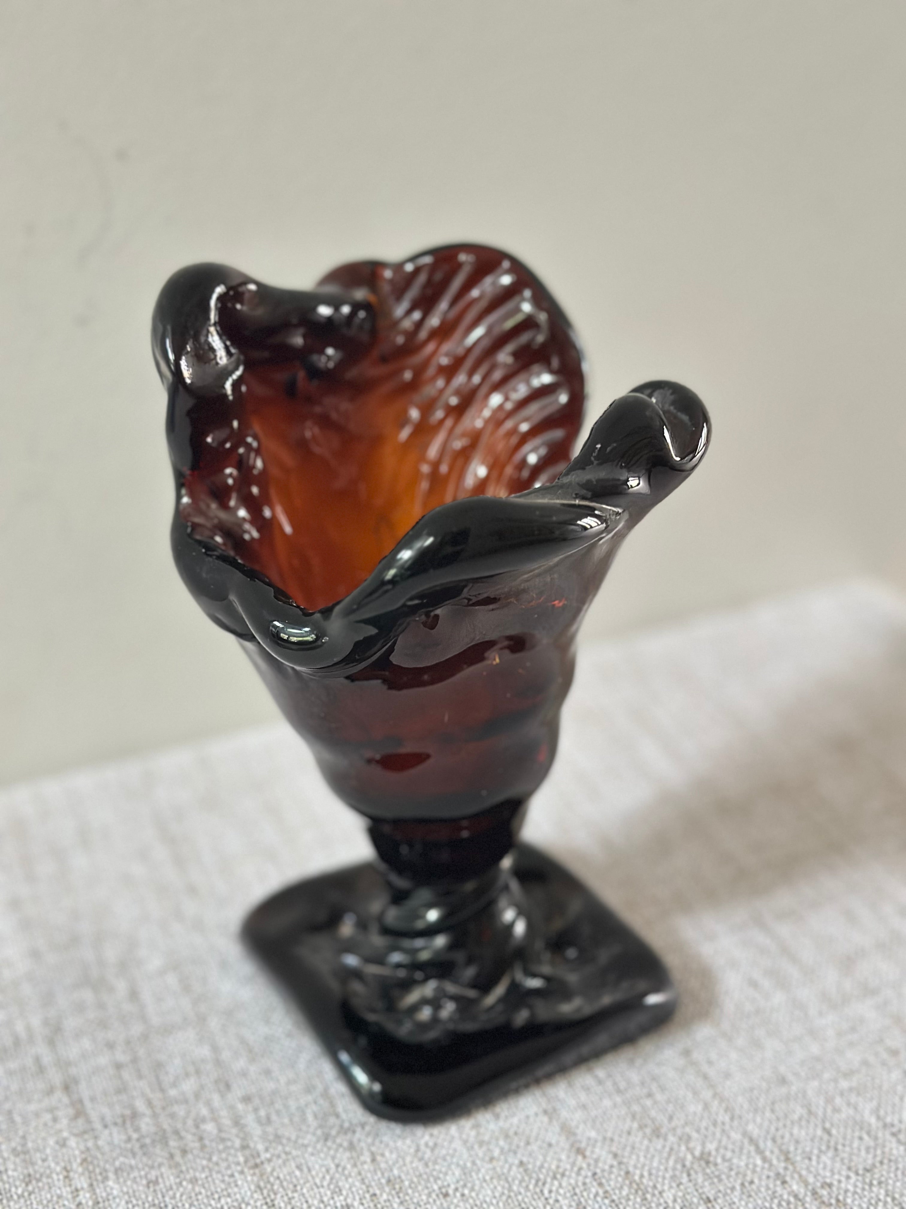 MCM Hand Blown Art Glass Vase