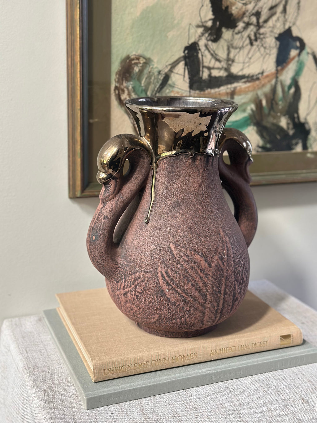 Vintage Mexican Pottery Vase