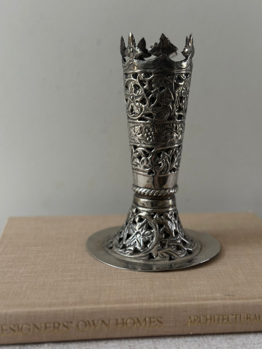 Antique Silver Vase
