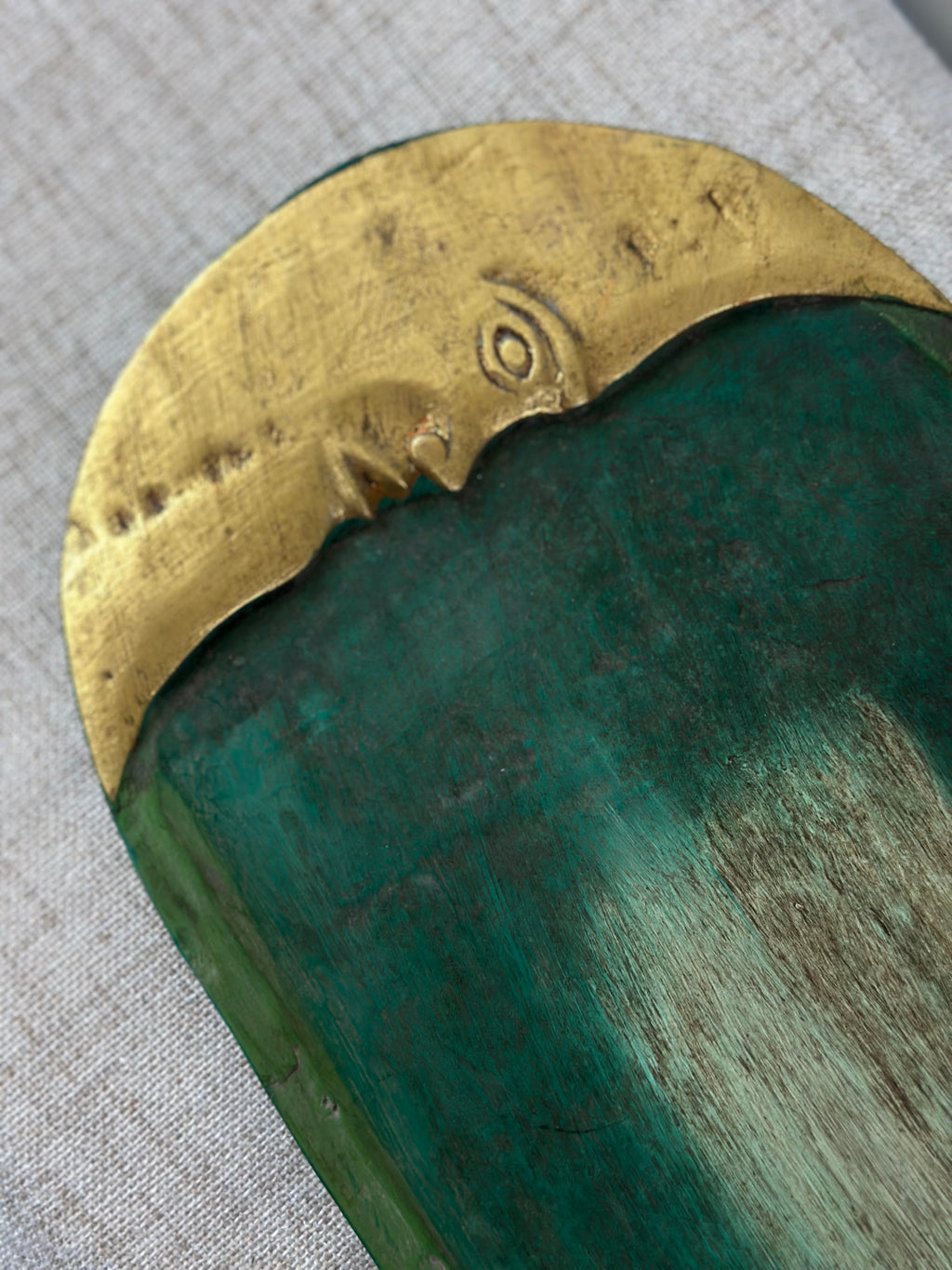 Hand Painted Moon Tray